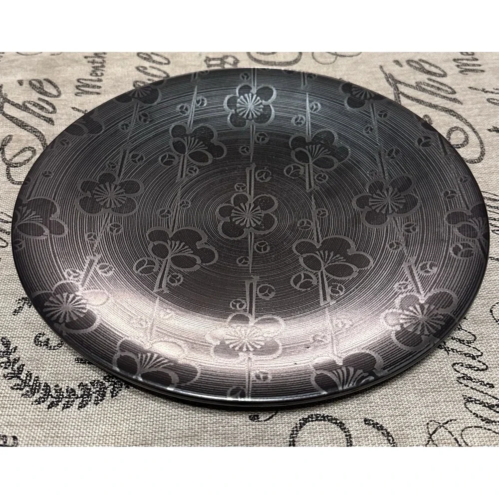 Vintage Ceramic Japanese plate, unique design and pattern, one of a kind 11